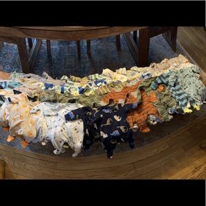 37 fleece preemie footie sleepers